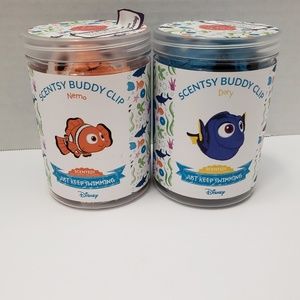New SCENTSY Buddy Clip DISNEY Finding Nemo Dory characters Just Keep Swim Fish